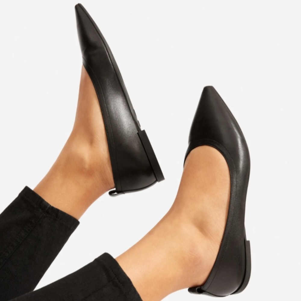 Everlane The 40-Hour Flat in Black